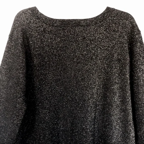 LOFT Plus Shimmering Black Sweater Dress size 20/22 NWT - Picture 13 of 16